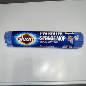 Gleam PVA Roller Sponge Mop Replacement Head NIP  New ‎ Factory Sealed